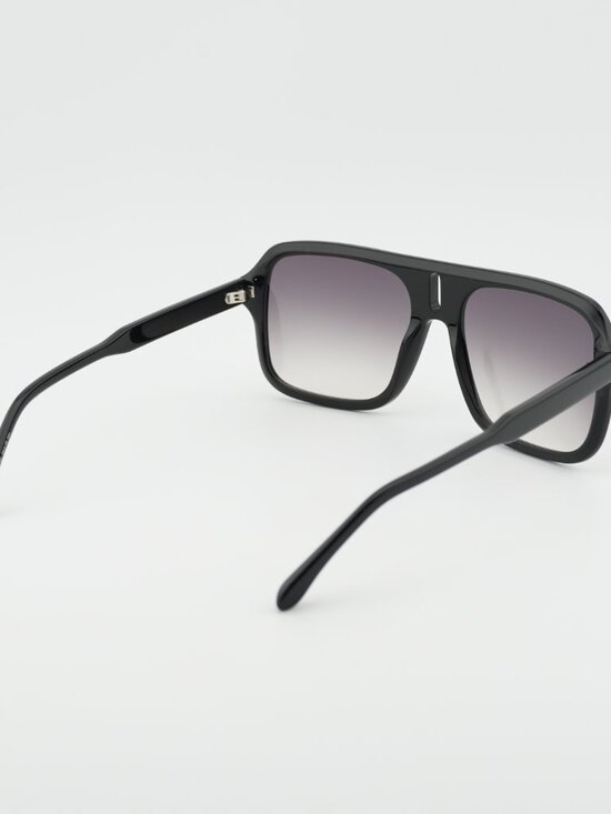 Isabel Marant IM 0125/S 0807 9O Sunglasses Black Square Frame, Grey Lenses main image 7